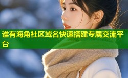谁有海角社区域名快速搭建专属交流平台
