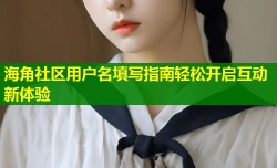 海角社区用户名填写指南轻松开启互动新体验