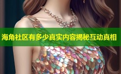 海角社区有多少真实内容揭秘互动真相