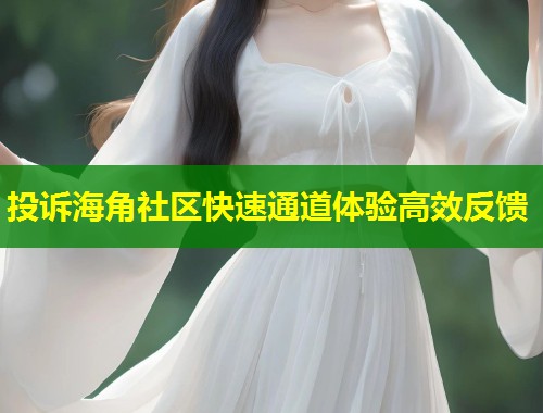投诉海角社区快速通道体验高效反馈  第1张