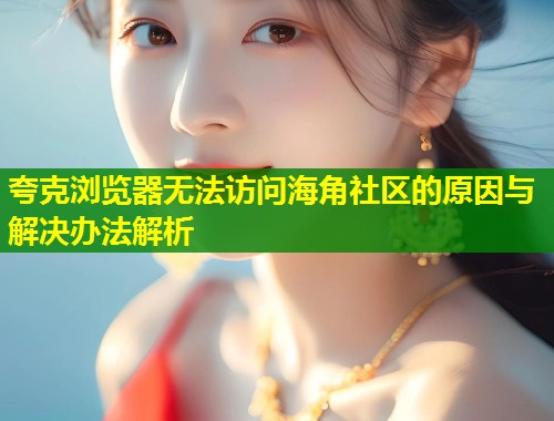 夸克浏览器无法访问海角社区的原因与解决办法解析  第2张