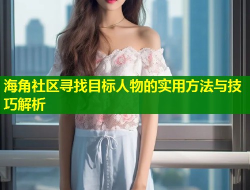 海角社区寻找目标人物的实用方法与技巧解析  第2张