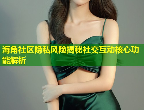 海角社区隐私风险揭秘社交互动核心功能解析  第1张