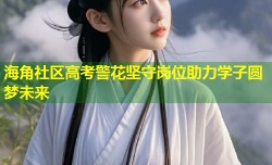 海角社区高考警花坚守岗位助力学子圆梦未来