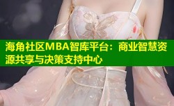 海角社区MBA智库平台：商业智慧资源共享与决策支持中心