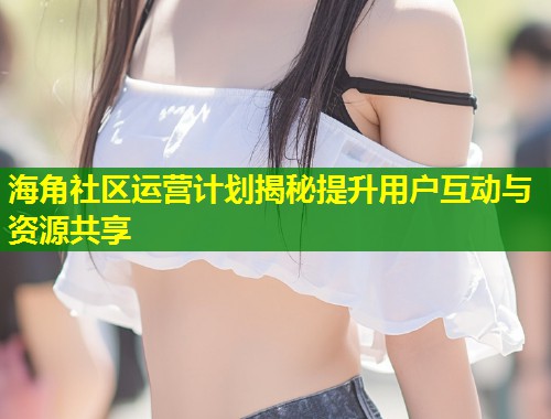 海角社区运营计划揭秘提升用户互动与资源共享  第2张